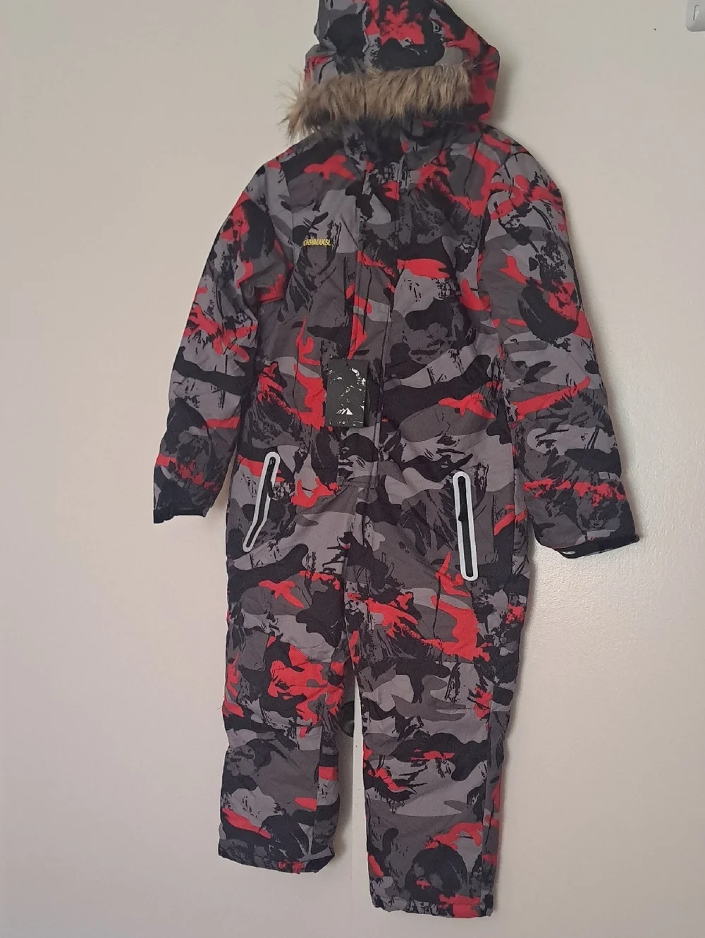 OHSNMAKSL Kids Camouflage Snowsuit